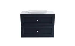 Тумба с раковиной Astra-Form Классик 4631177714382 90 см серый матовый